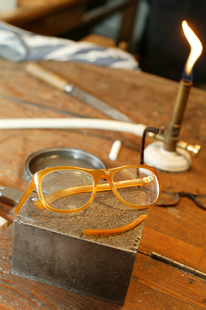 réparation  de lunette en écaille